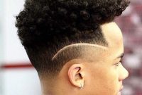 Afro Temple Taper Haircut