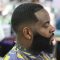 Black Men Taper Fade Haircuts With Beard