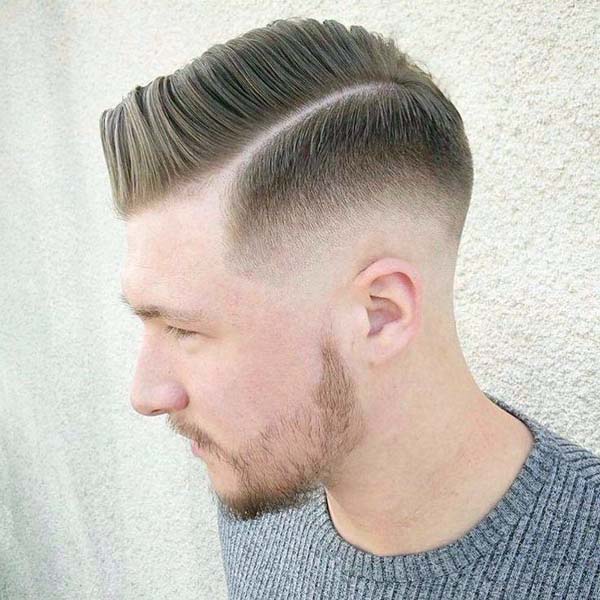 Classic Taper Haircut Side Part