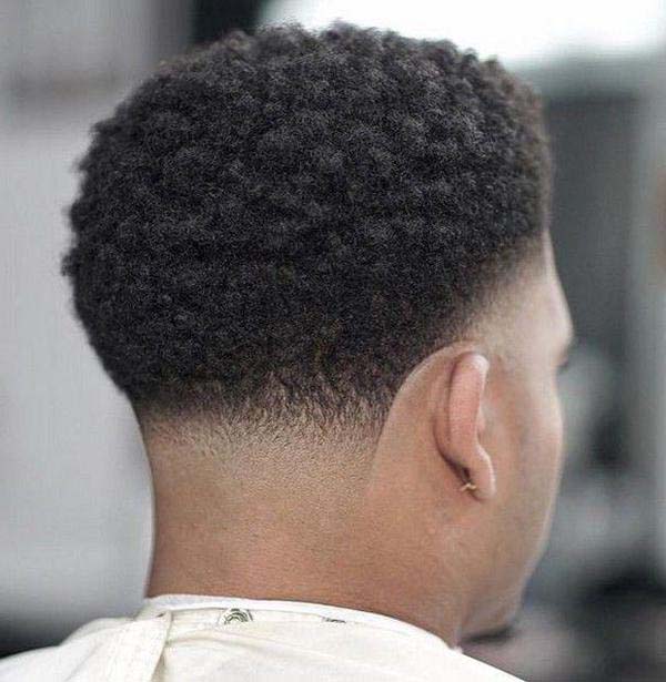 Clean Taper Haircut Afro