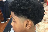 Curly Taper Afro Haircut