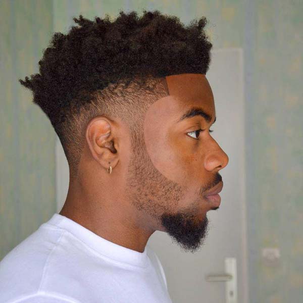 High Taper Fade Haircut For Black Men