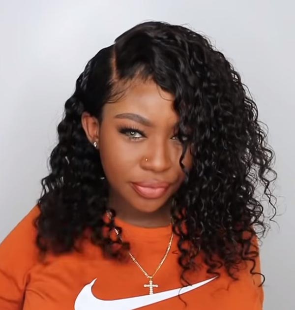 Long Bob Curly Hairstyles For Black Women
