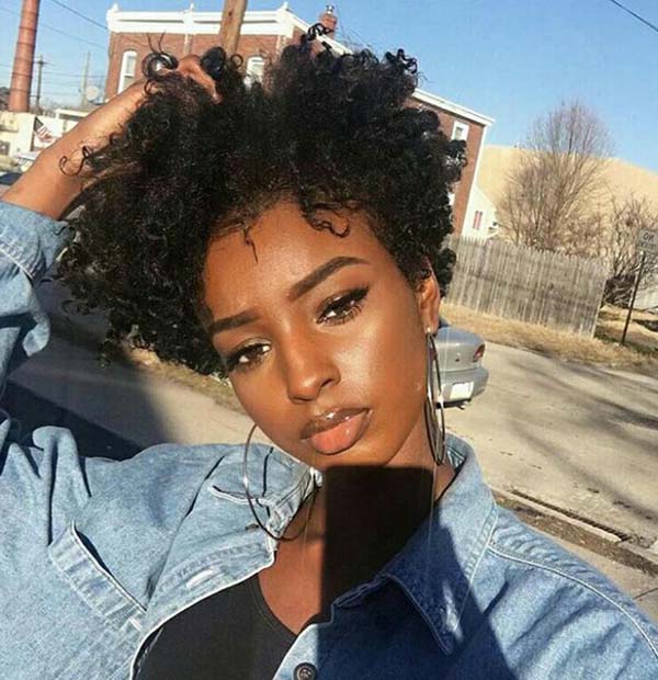 Short Tapered Haircuts For Natural Curly Hair