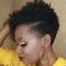 Short Tapered Haircuts For Natural Sculpted Hair