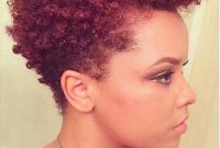 Tapered Haircuts on Natural Hair Red