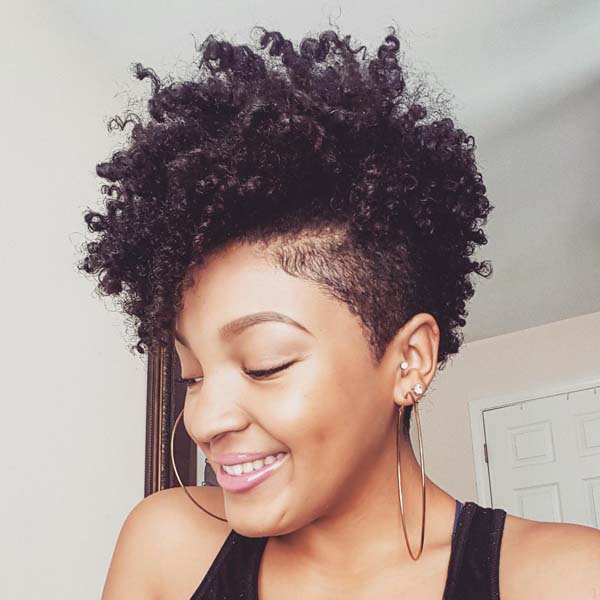 Tapered Haircuts on Natural Hair with Curves