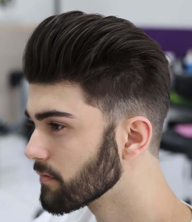 Undercut Pompadour Haircut