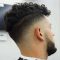 Wavy Curly Low Fade Haircut
