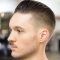 All Around Taper Fade Haircut Brushed Back