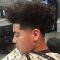 Blowout Afro Taper Haircut