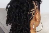 Braided mohawk hairstyles for African American Hair with Short Hair