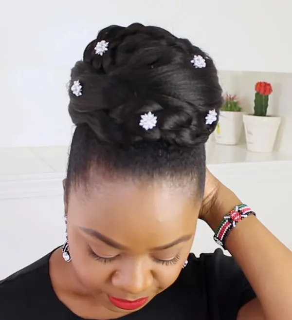 Bun Updo Hairstyles For Black Women