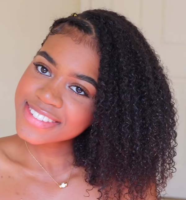 Curly Summer Hairstyles For Black Women With Braids