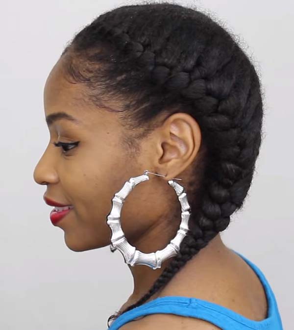 French Braid Hairstyles For African American Short Hair