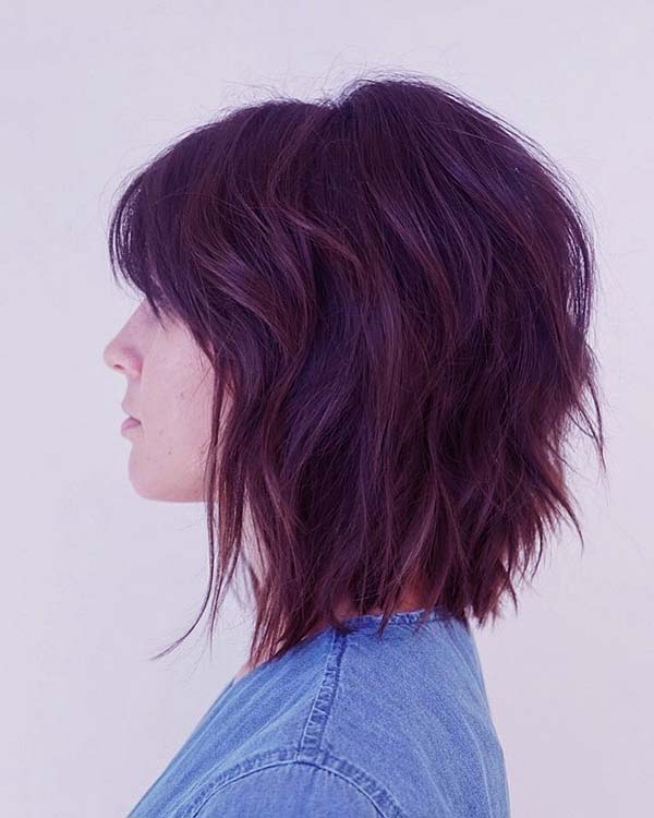 Medium Short Hairstyles With Layers 2020