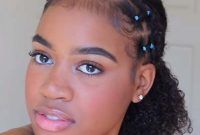 Medium Summer Hairstyles for Black Women with Ponytail