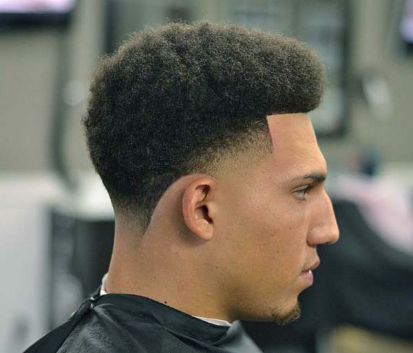 Mid Fade Haircut For Curly Hair