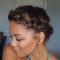 Modern Short Summer Hairstyles For Black Women With Braids