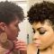 Natural Tapered Haircut For Women
