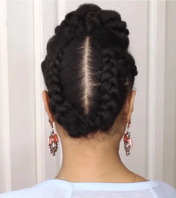 Natural Updo Hairstyles For Black Women With Twist