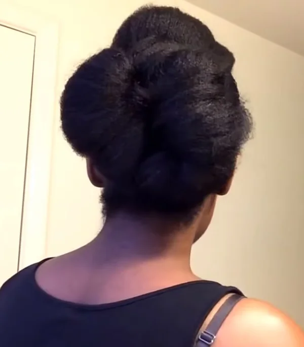 Pin Up Hairstyles For Black Women Back View