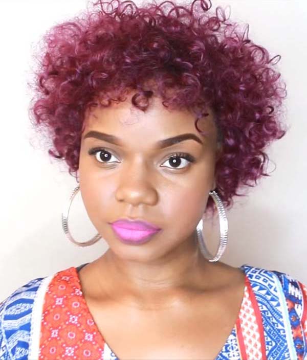 Short Curly Weave Hairstyles for African American Women