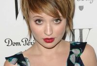 Short Flippy Hairstyles for Round Face with Thin Hair