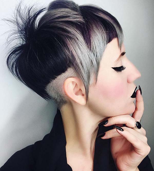 Short Funky Hairstyles With Bangs 2020