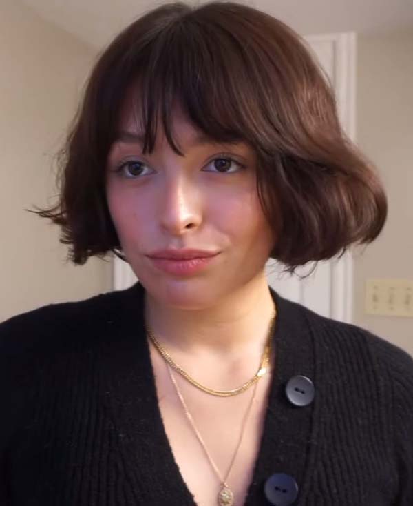 Short Hairstyles For Women With Bangs 2020