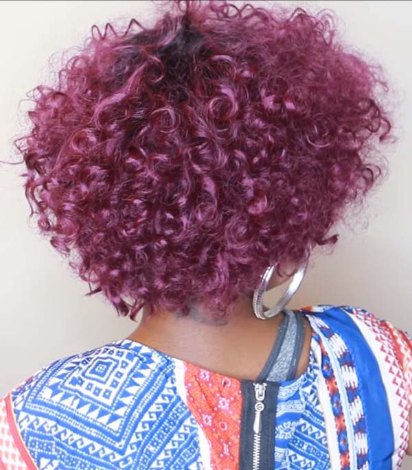 Short Red Curly Weave Hairstyles For African American Women