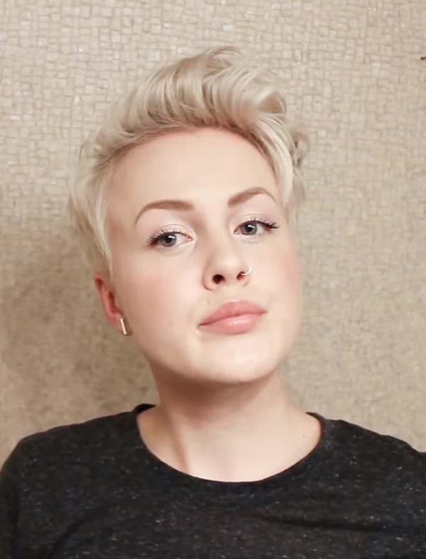 Short Shaved Hairstyles For Round Faces