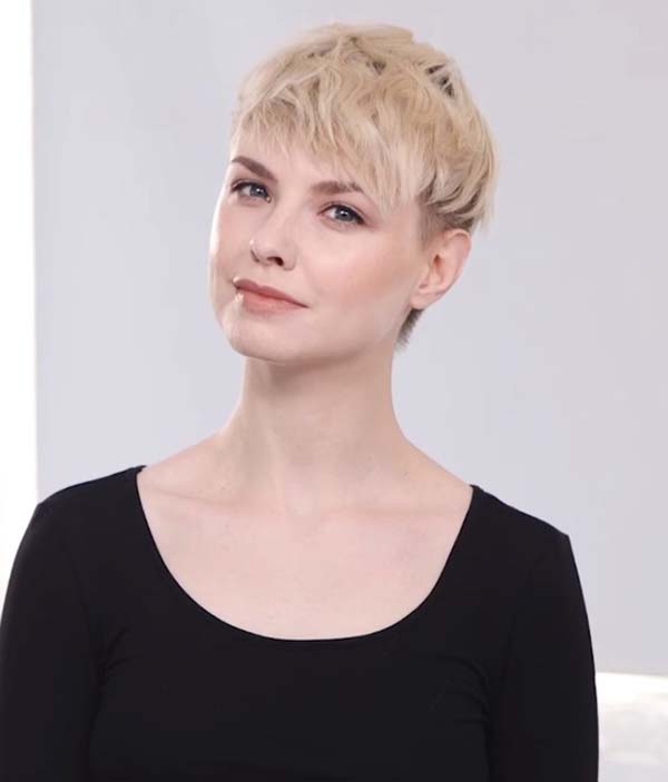 Short Textured Hairstyles With Bangs For Thick Hair