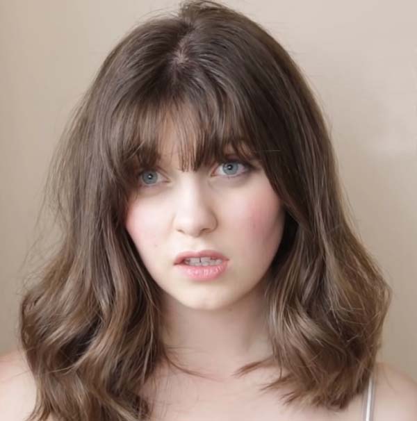 Shoulder Length Hairstyles with Bangs