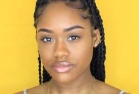 Twist Braid Hairstyles for African American Women with Bun