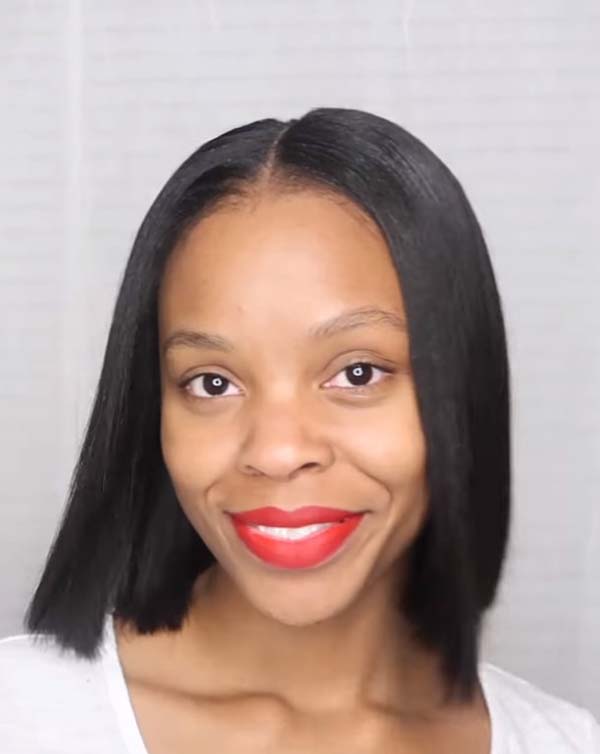 Easy Short Bob Hairstyles For Black Women With Thin Hair