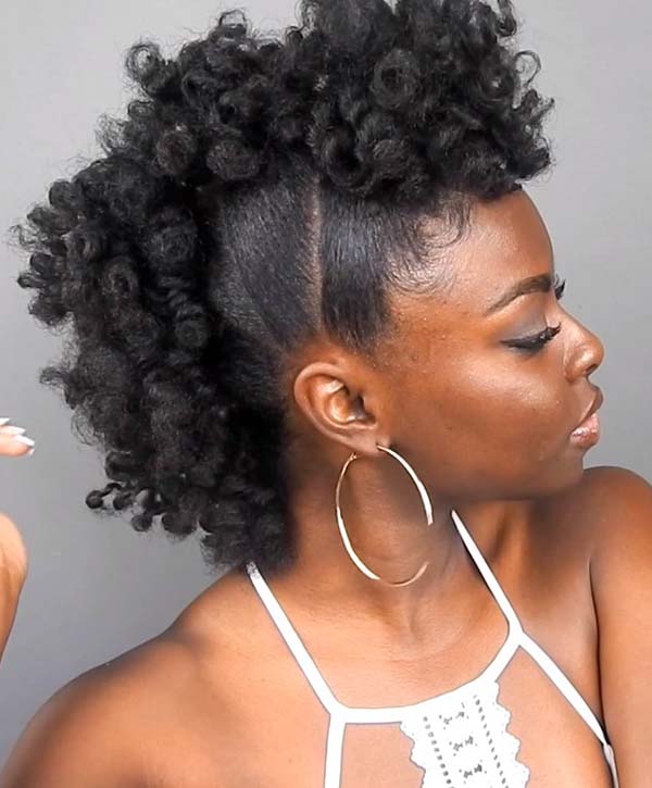 Mohawk Hairstyles for African American Women 
