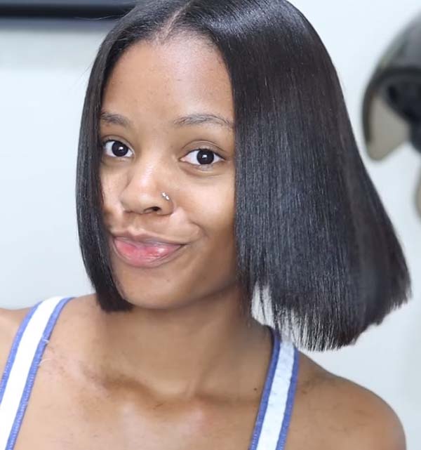 Short Bob Hairstyles For Black Women With Straight Hair