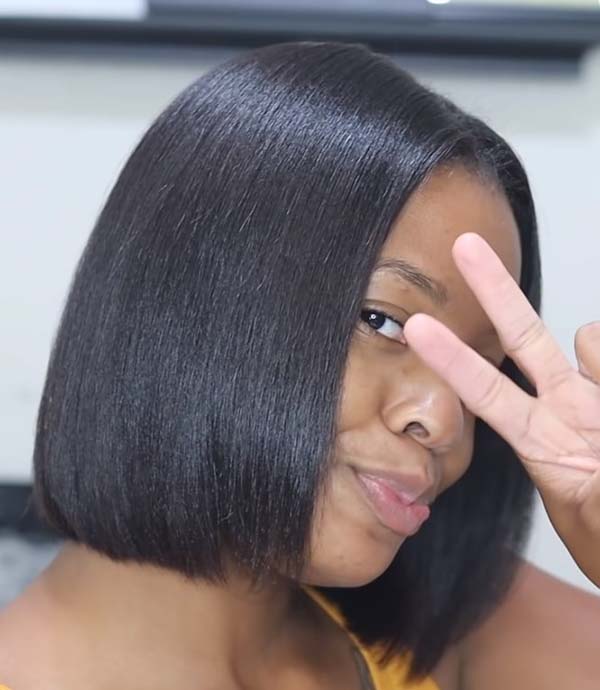 Short Bob Hairstyles For Black Women With Thin Hair