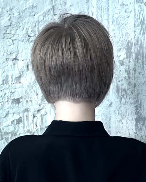 Very Short Bob Hairstyles Back View