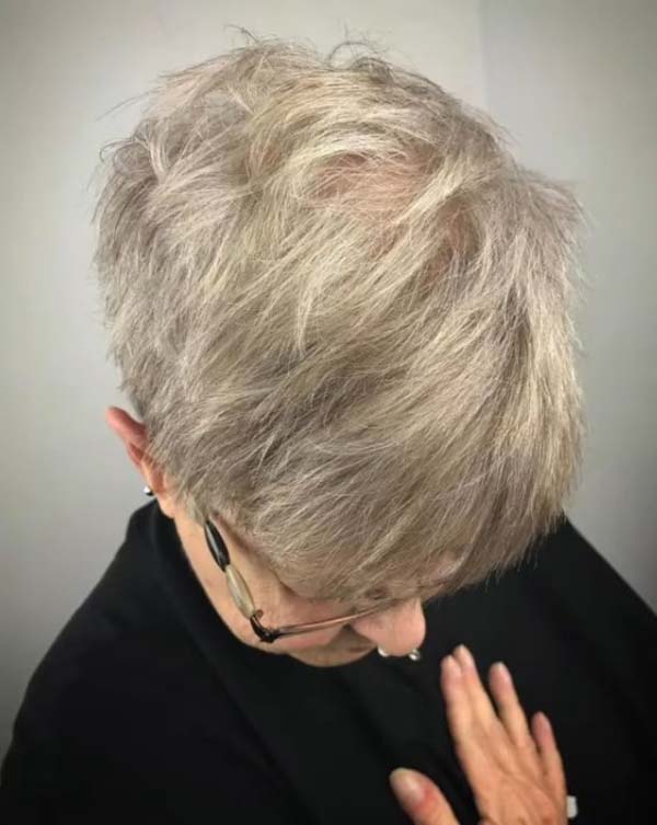 Very Short Hairstyles For Women Over 50 With Glasses