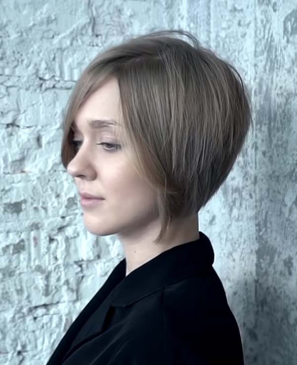 Very Short Inverted Bob Hairstyles For Fine Thin Hair