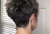 Short Pixie Hairstyles for Mature Women with Undercut