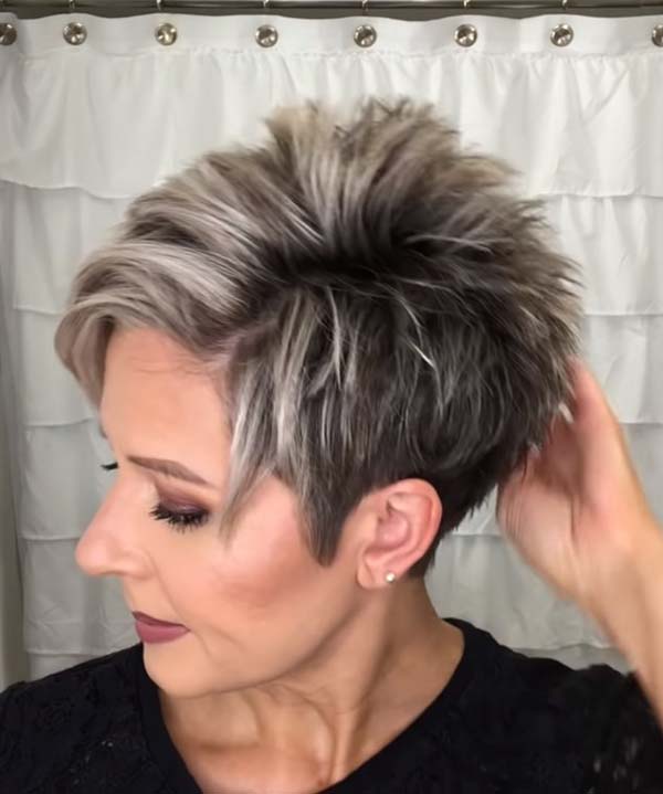 Short Pixie Hairstyles For Older Women 2021