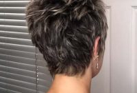 Short Pixie Hairstyles for Women over 40 Back View