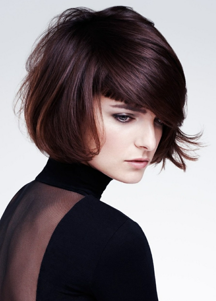 choppy bob - Hairstyles for Women with Thick Hair that you can try