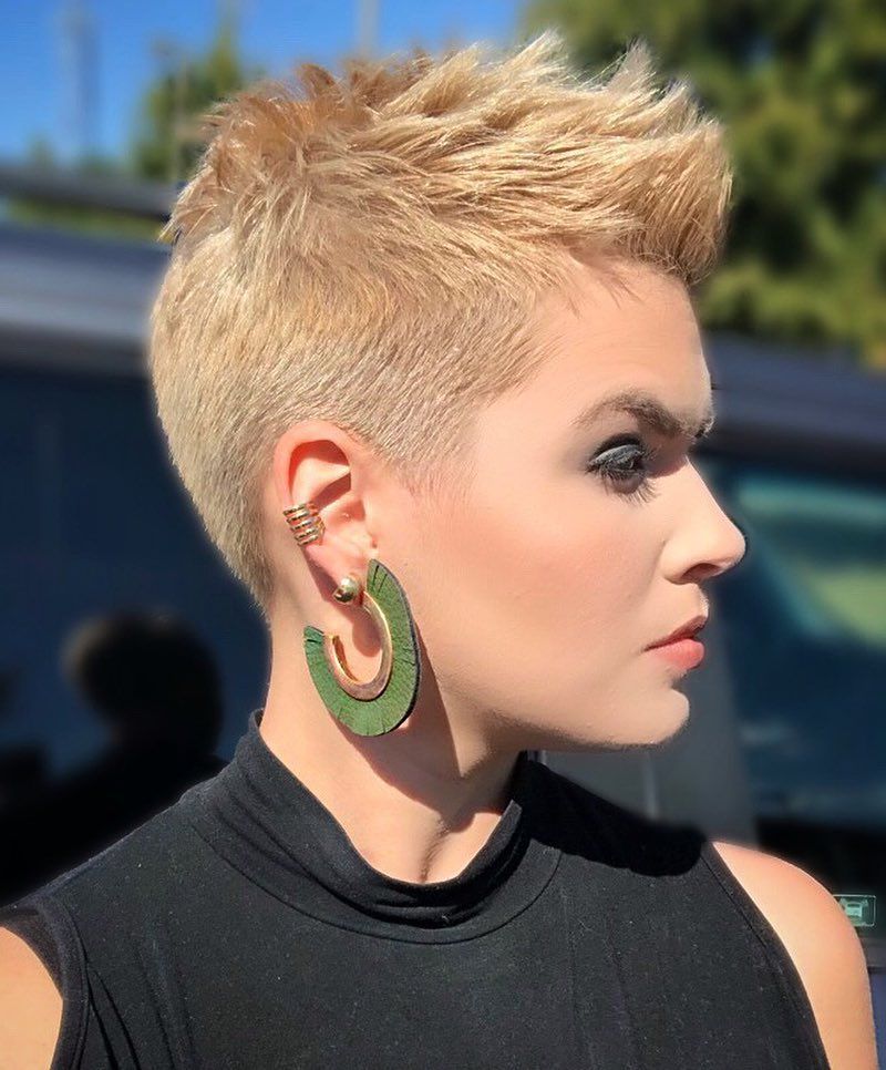 mohawk - Hairstyles For Women With Thick Hair