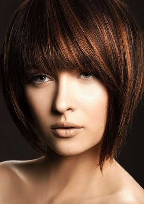 fringe bangs - 15 Hairstyles For Women With Thin Hair