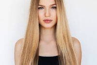 middle part 200x135 - Shoulder Length Hairstyles for Women that Are Beautiful