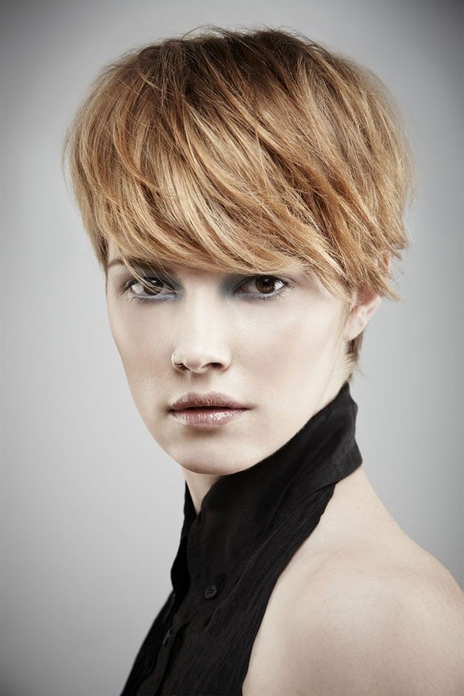 short hair with bangs - Hairstyles for Women with Long Faces